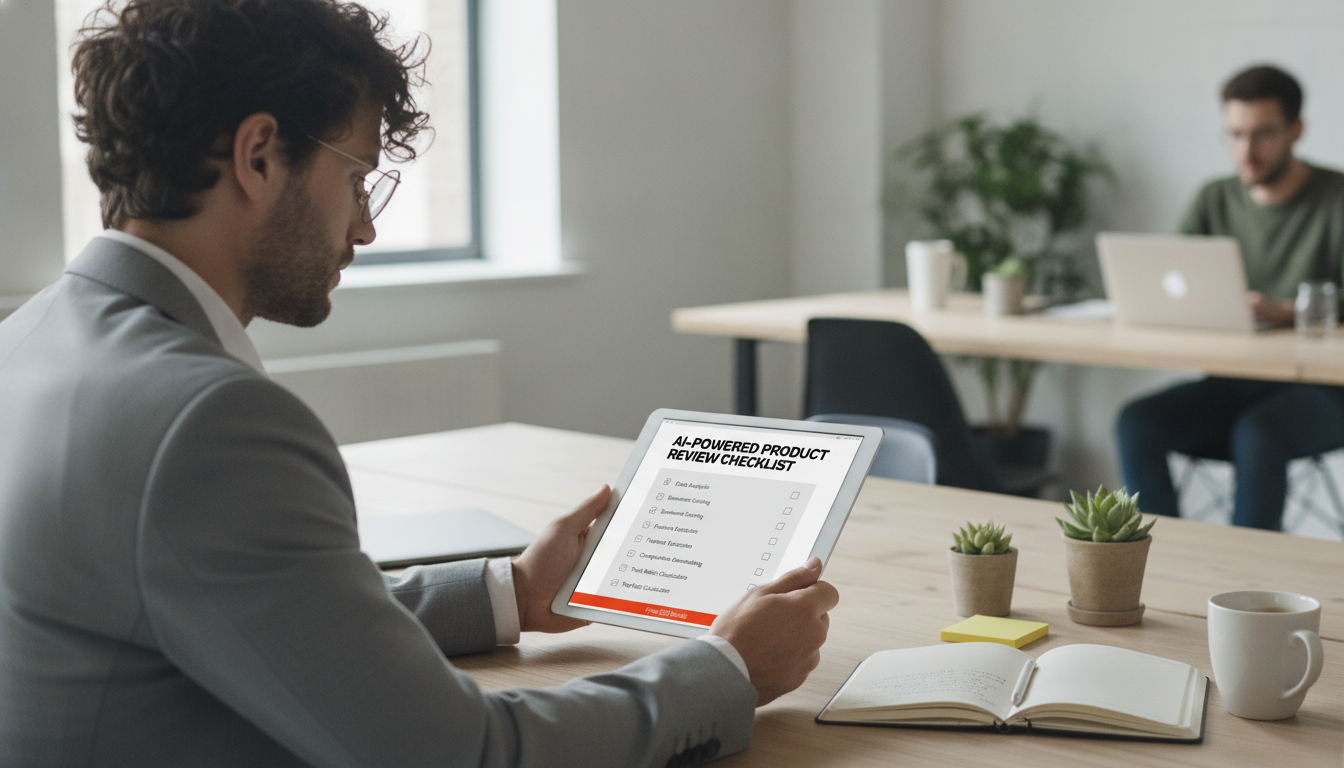 AI Product Review Checklist (Digital Download) for Trust